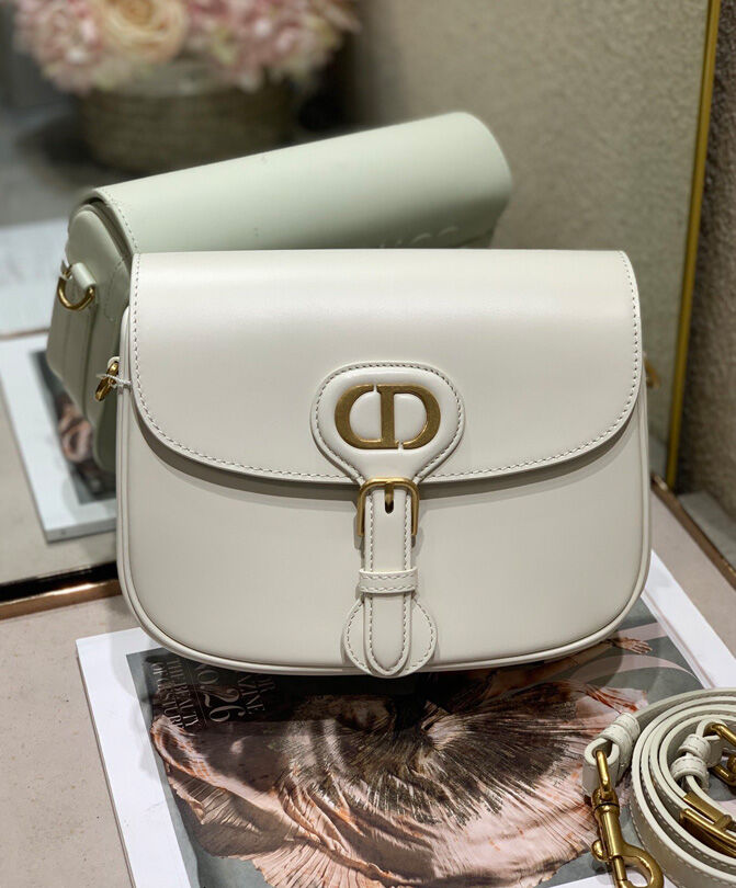 Christian Dior Medium Dior Bobby Bag White